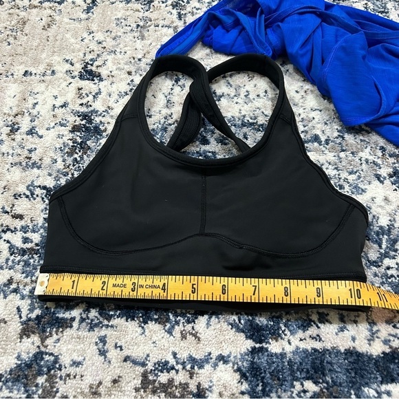 Athleta Blue Tank Top with Black Built in Sports Bra Size XXS - Picture 6 of 6
